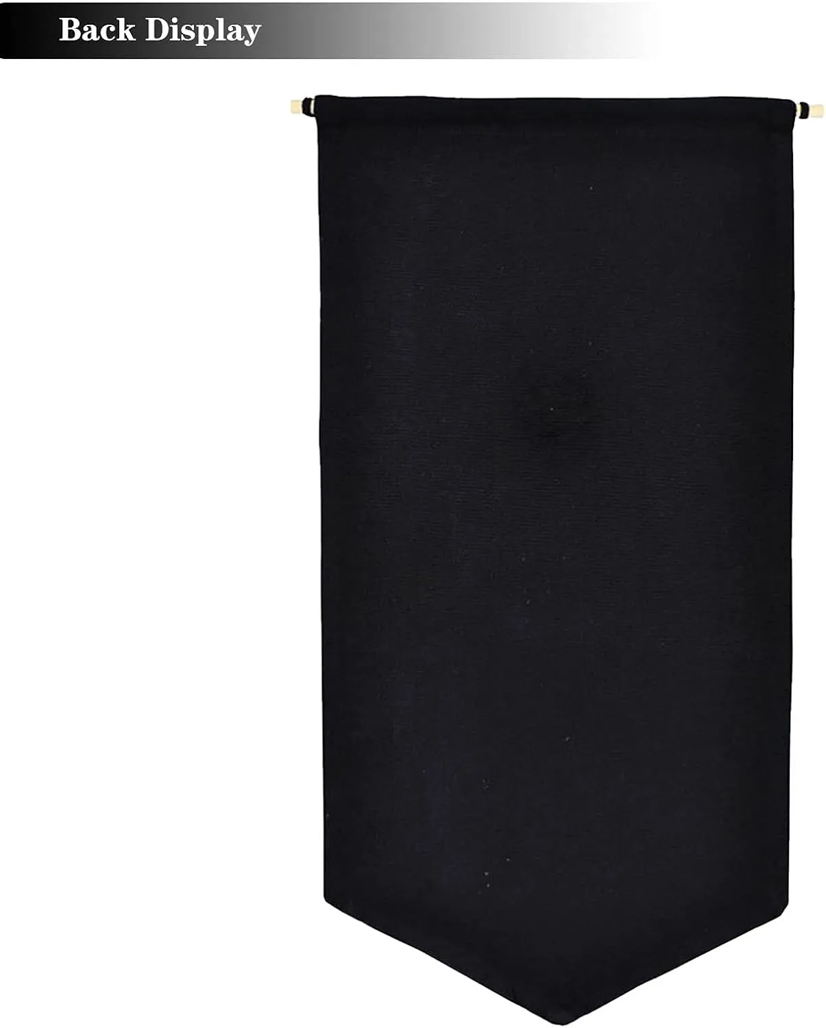 Wall Hanging Brooch Jewelry Storage Case Canvas Display Stand Enamel Pin Display Banner Holder Earrings Necklace Glitter Pin Collection Organizer (Black)