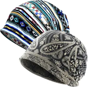 Women's Baggy Casual Chemo Beanie Hats Headwear Caps