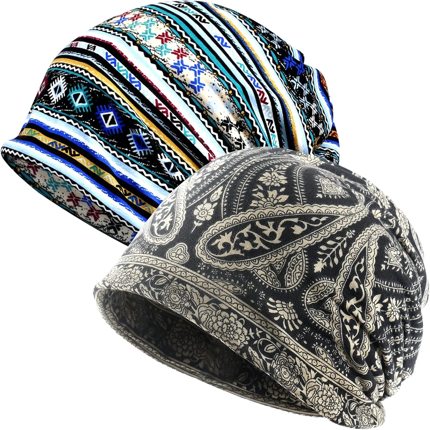 Women's Baggy Casual Chemo Beanie Hats Headwear Caps