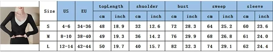 Women's Workout Crop Tops Long Sleeve Wrap Front Slim Fit Yoga Shirts Breathable Running Gym Active Wear