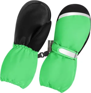 Zelda Matilda 100G 3M Thinsulate and Thick Sherpa - Waterproof & Reflective Long Cuff Mittens